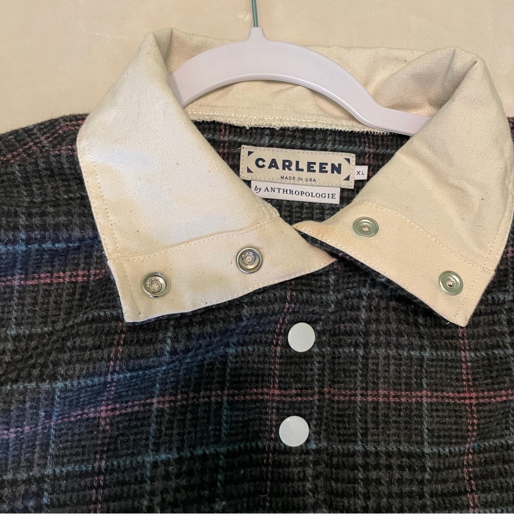 Anthropologie Carleen Denim Trucker Jacket XL - Picture 5 of 9